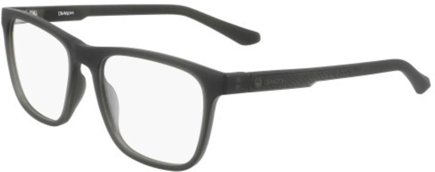 NEW DRAGON DR 2018 020 Matte Grey Eyeglasses 54/17/145 with Dragon Case