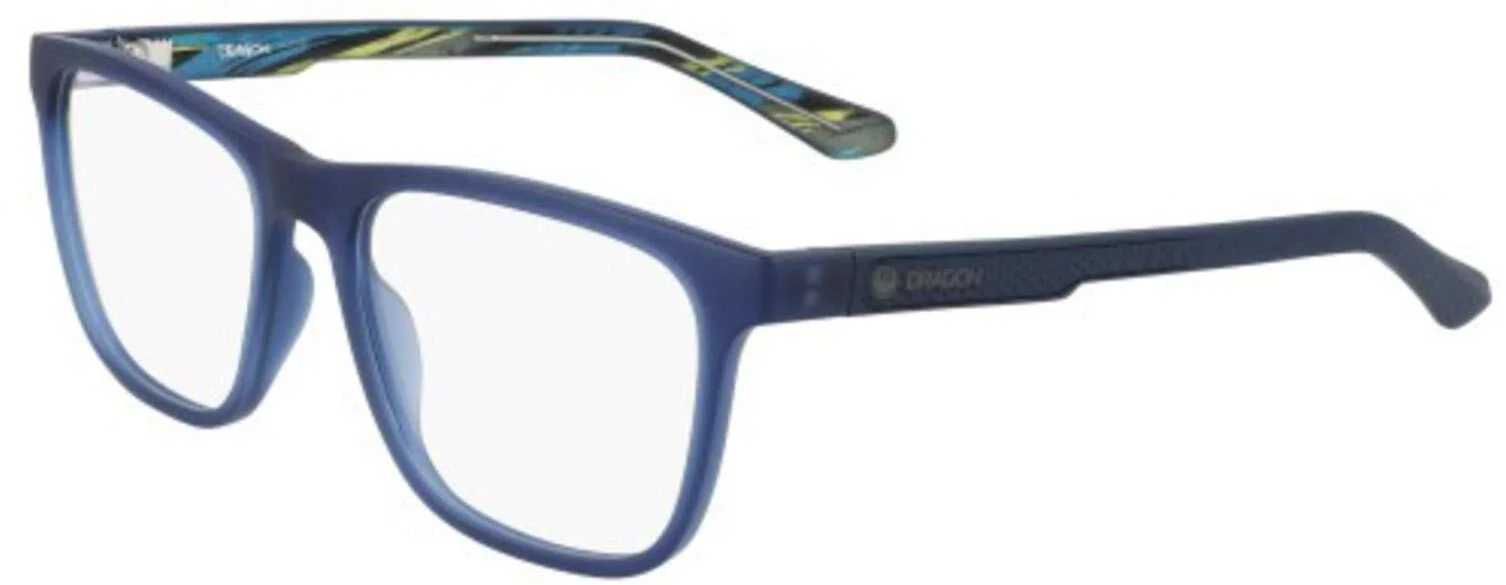 NEW DRAGON DR 2018 415 Matte Navy Eyeglasses 54/17/145 with Dragon Case